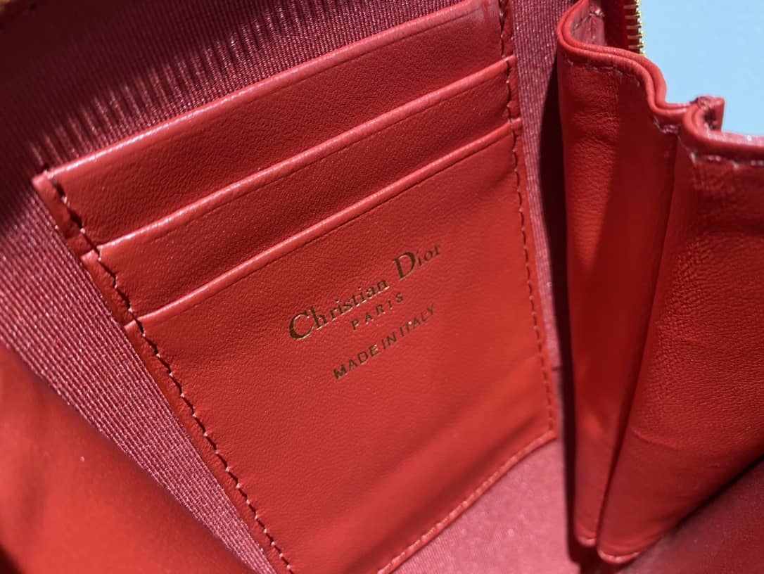 Lady Dior Dupe Lambskin 18CM Phone Holder