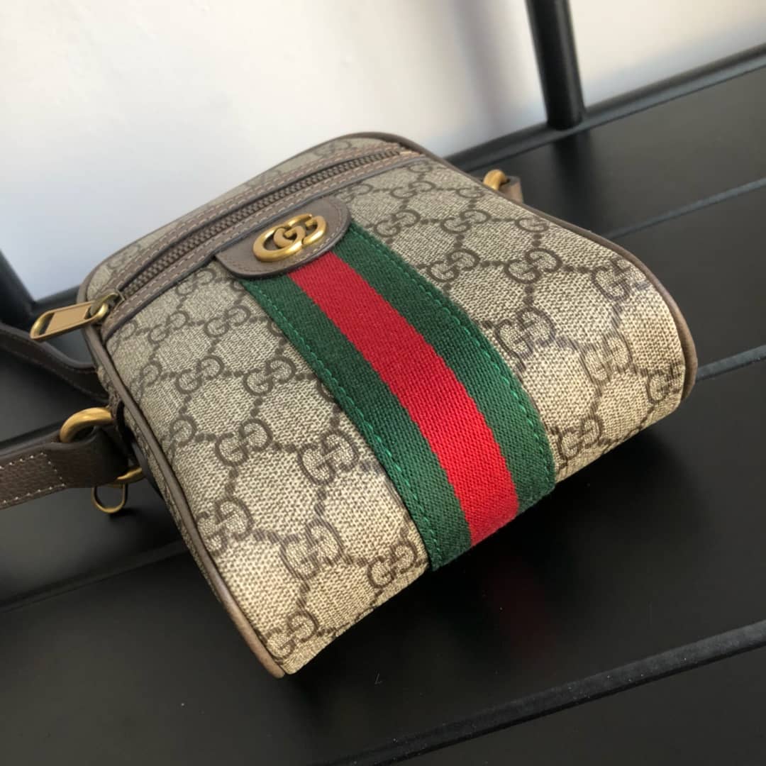 Gucci Ophidia Small GG Canvas Messenger Bag Replica 547926