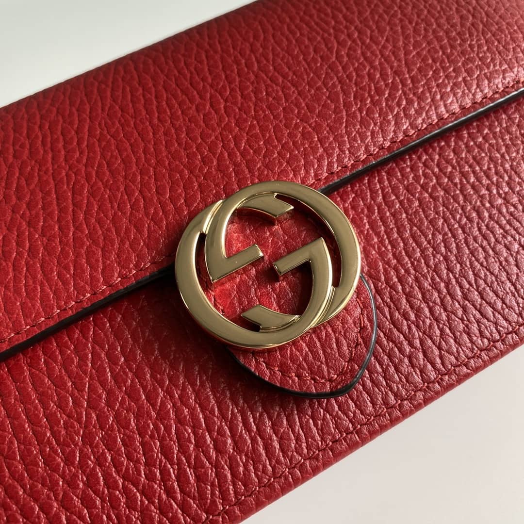 Gucci Interlocking Crossbody Bag Chain Wallet Replica 510314