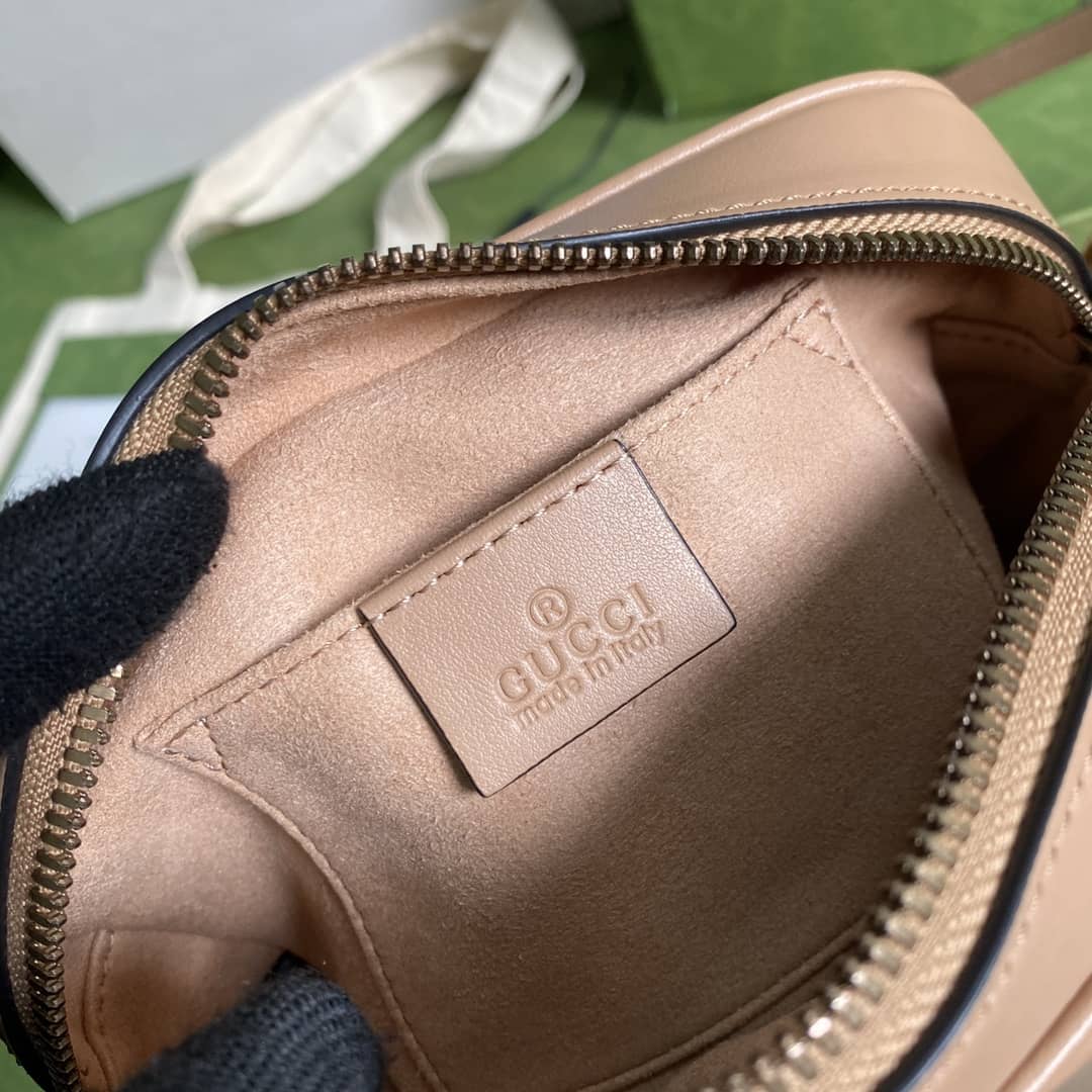 Gucci GG Marmont Matelasse Mini Leather 448065 Replica Crossbody Bag