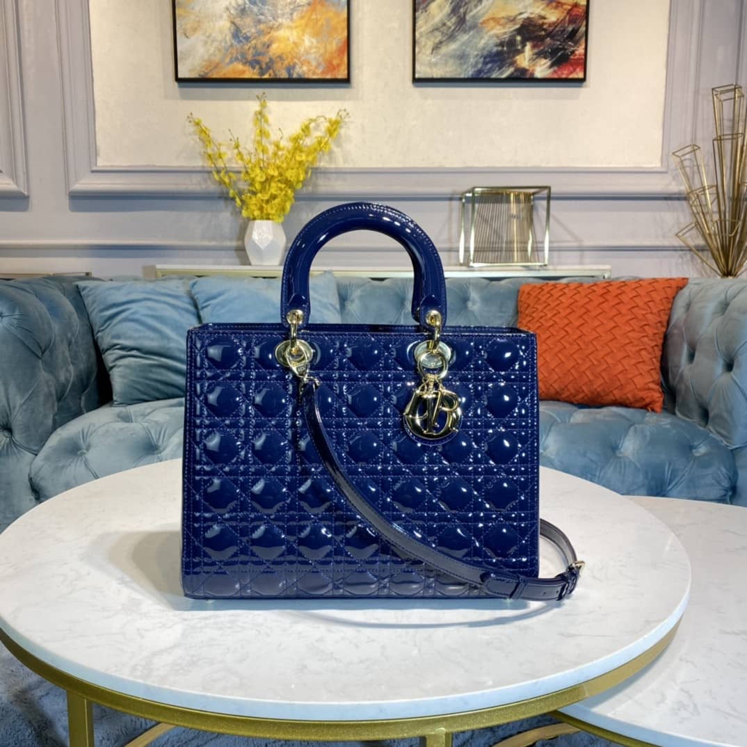 Lady Dior Dupe 32CM Replica Bag(Cola)