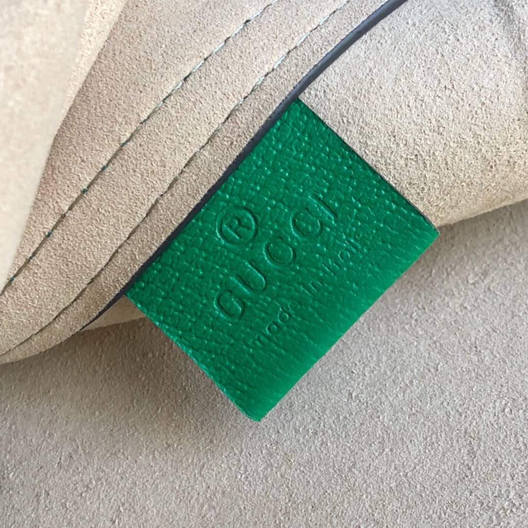 Gucci Ophidia Web Soft GG Supreme Tote Replica Green 547947