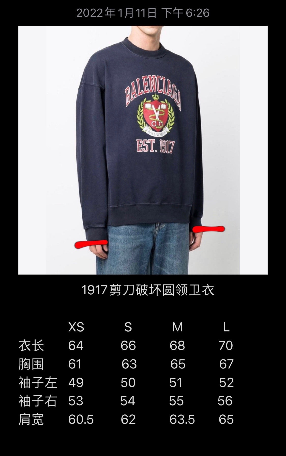 Balenciaga Sweatshirt