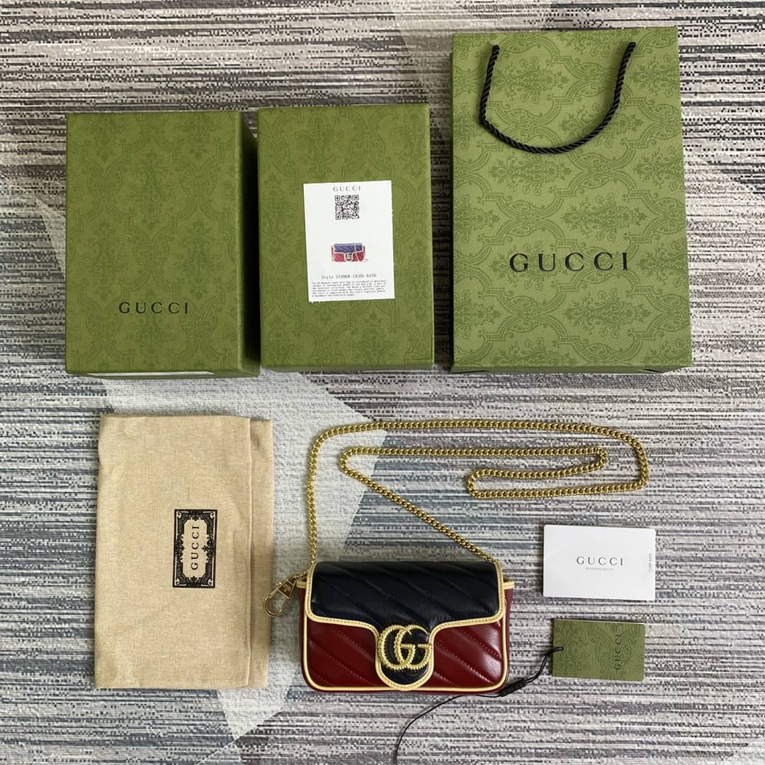 Gucci Marmont GG Mini Chain Shoulder Bag Replica 574969
