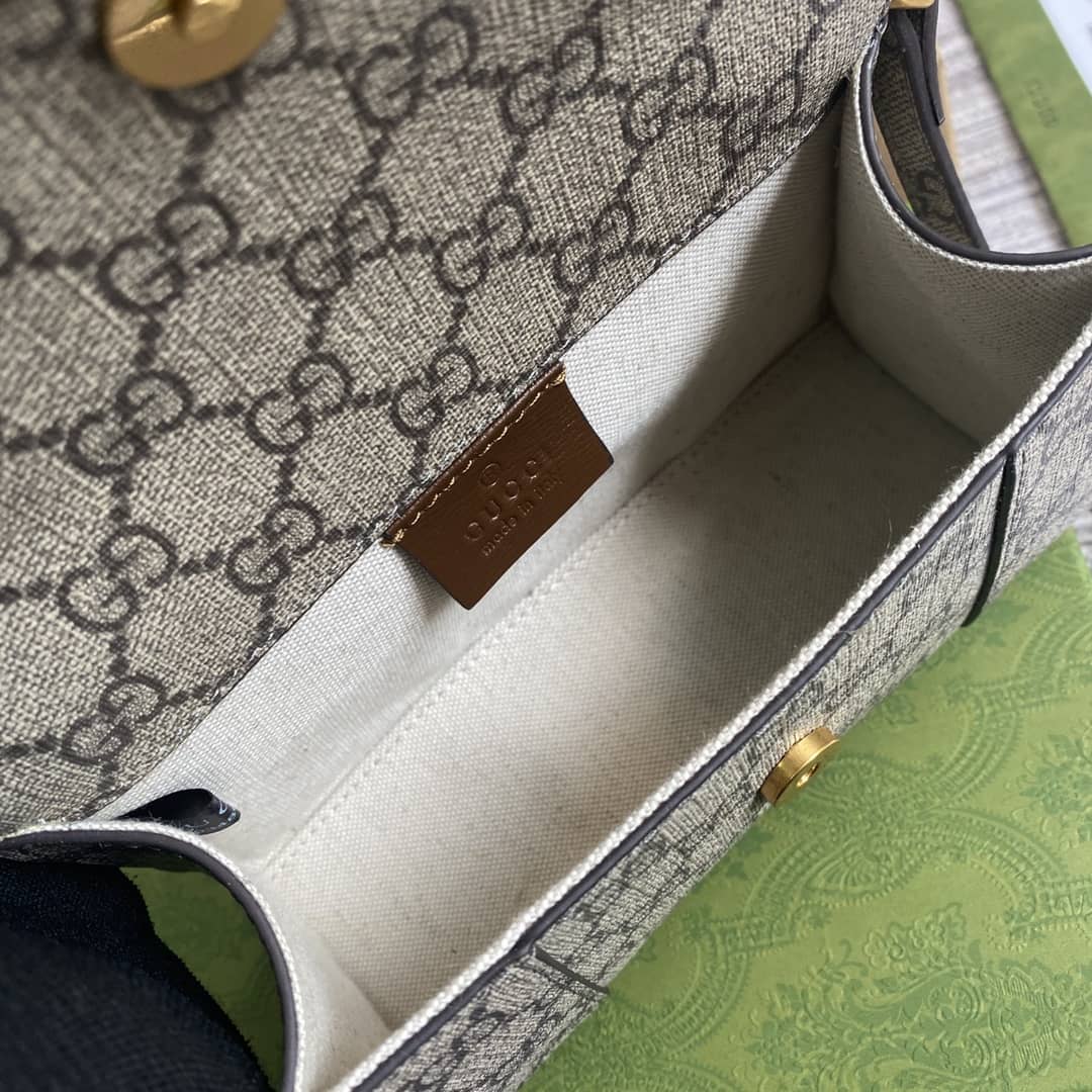 Gucci x Balenciaga Hourglass Small Top Handle Bag Replica 658575