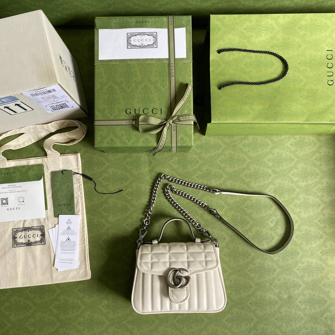 Gucci Marmont GG Mini Top Handle Bag Replica 583571