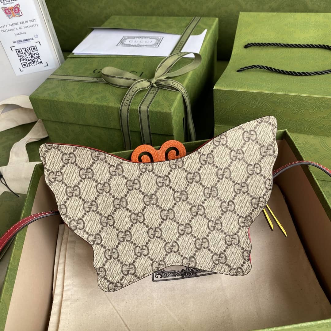 Gucci GG Children Butterfly Bag Replica 648803