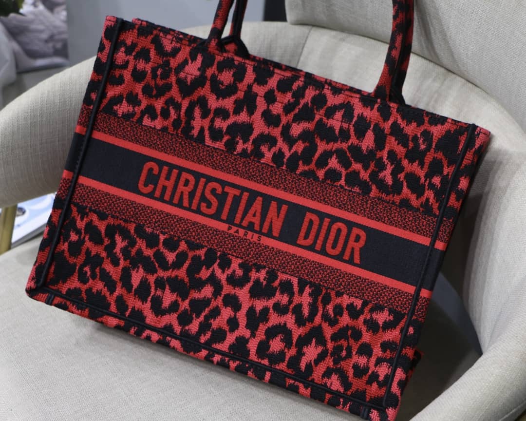 Christian Dior Tote Bag Dupe CD Book Embroidery