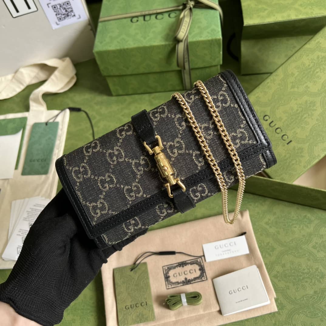 Gucci Jackie 1961 Chain Wallet 652681 Replica Crossbody Bag