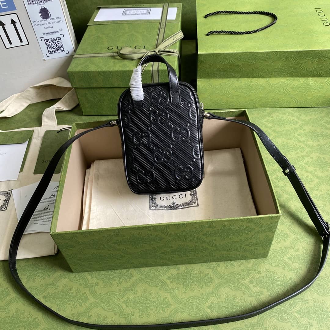 Gucci GG Embossed Mini Bag Replica 658553