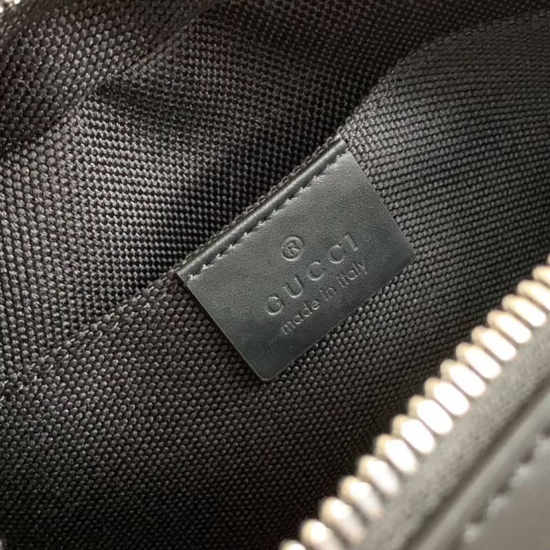 Gucci Supreme Canvas Camera Bag Replica Black 574886