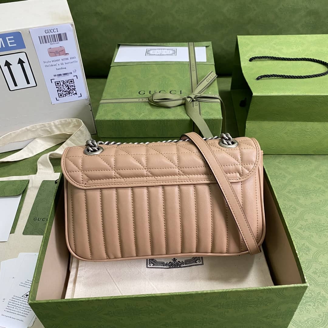 Gucci Marmont GG Small matelassé Shoulder Bag Replica 443497