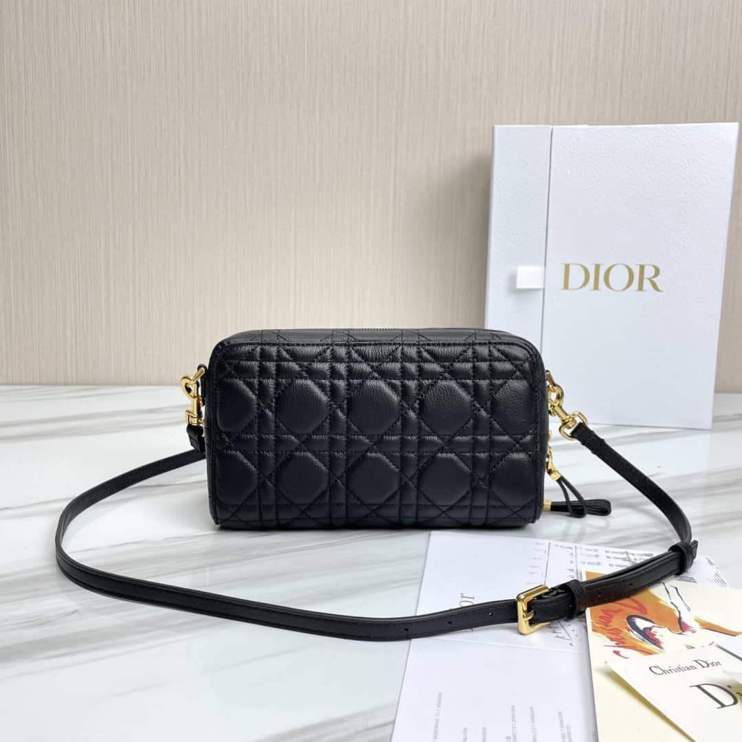 Christian Dior Caro Double Calfskin Pouch