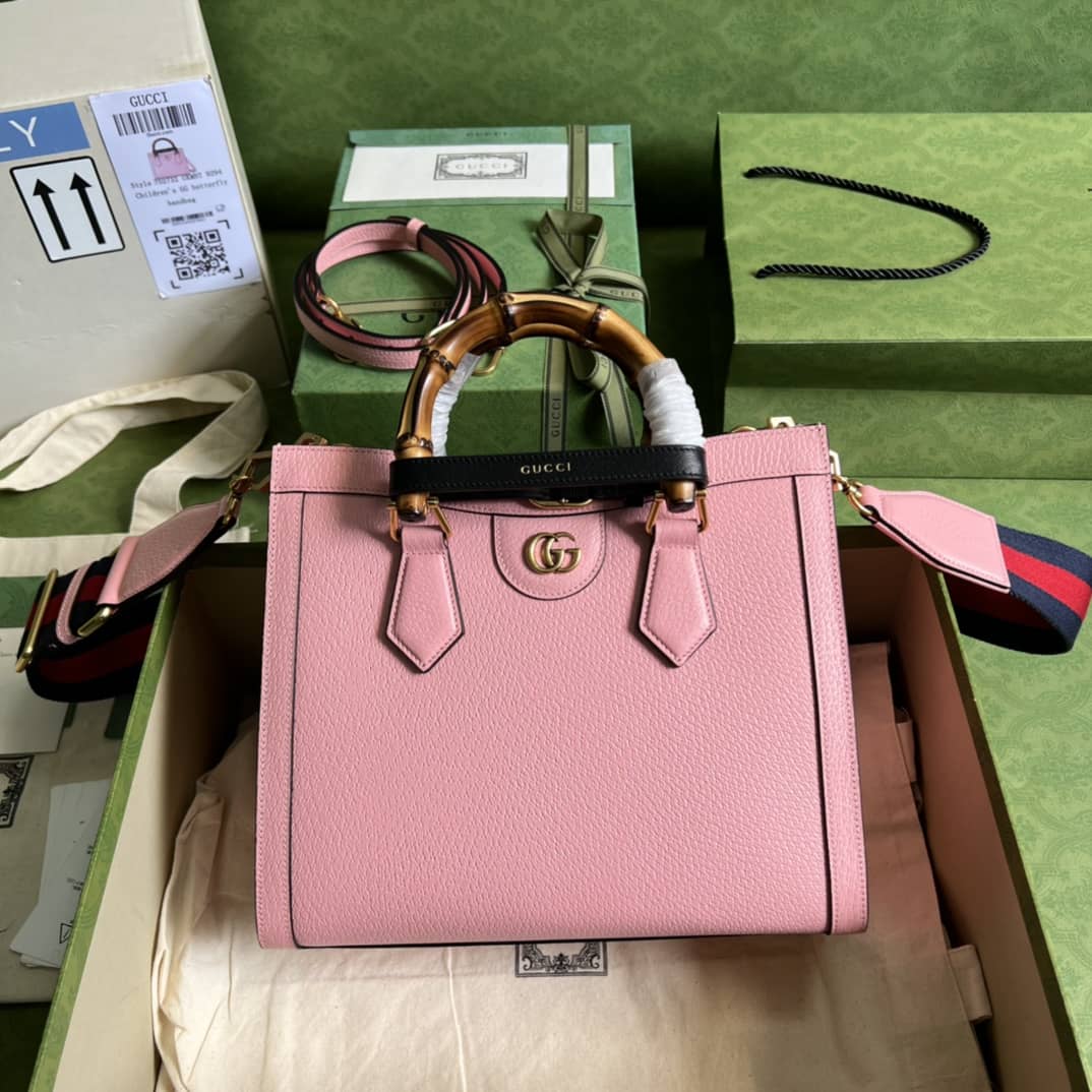 Gucci Diana Small Tote Pink 702721 Replica Bag