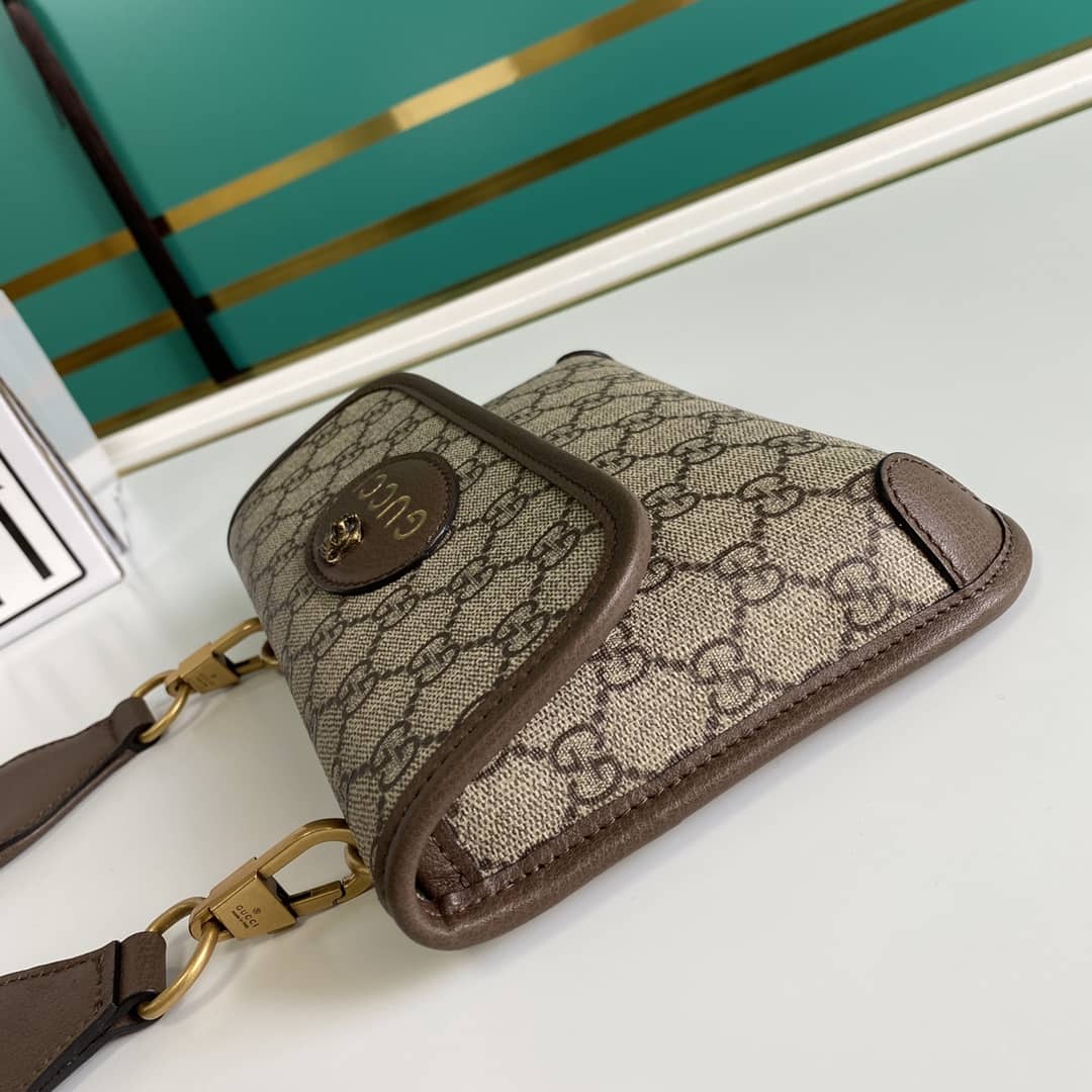 Gucci Totem Web GG Supreme Messenger Bag Replica 489617