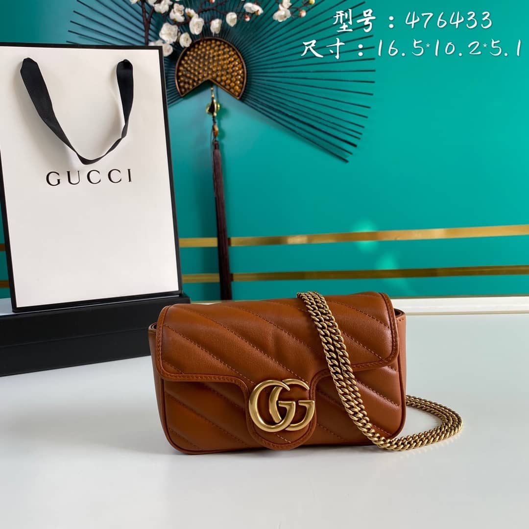 Gucci GG Marmont Matelassé Mini Crossbody Bag Replica 476433