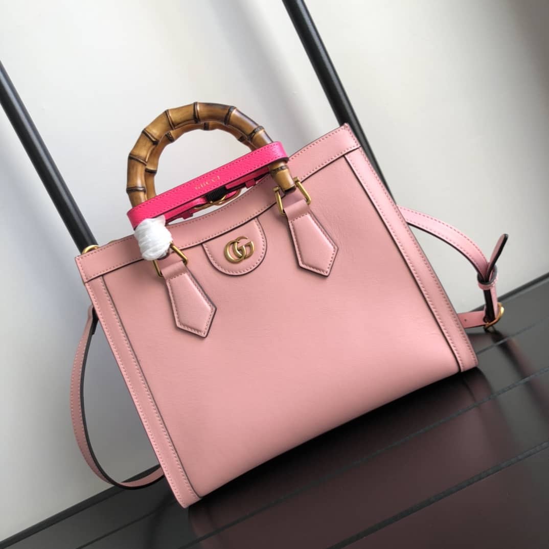 Gucci Diana Small Tote Replica Pink 660195