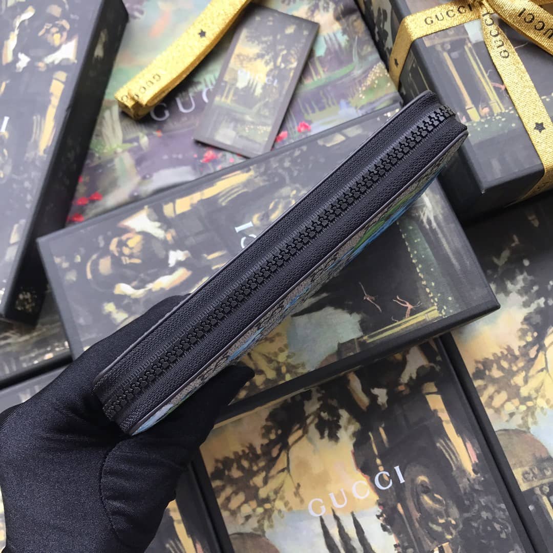 Gucci Bloom Dupes Round Zipper Wallet 408665