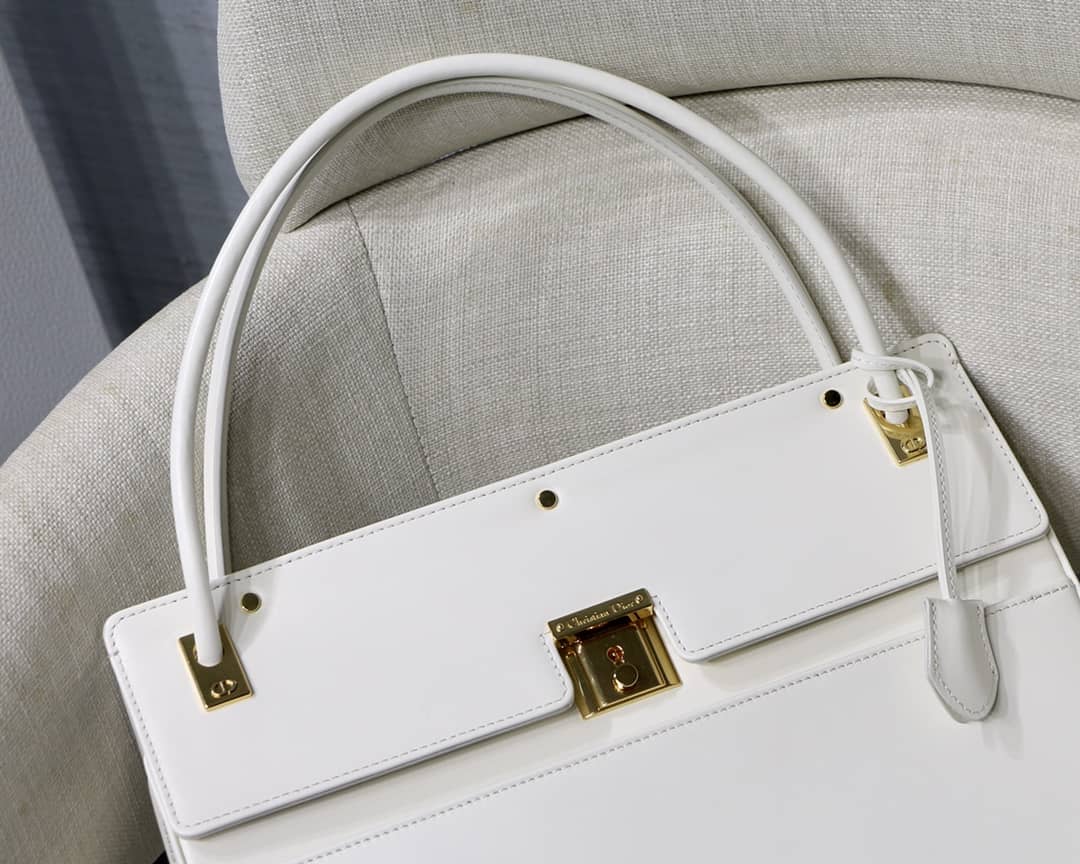 Dior Latte Smooth Calfskin Parisienne Bag