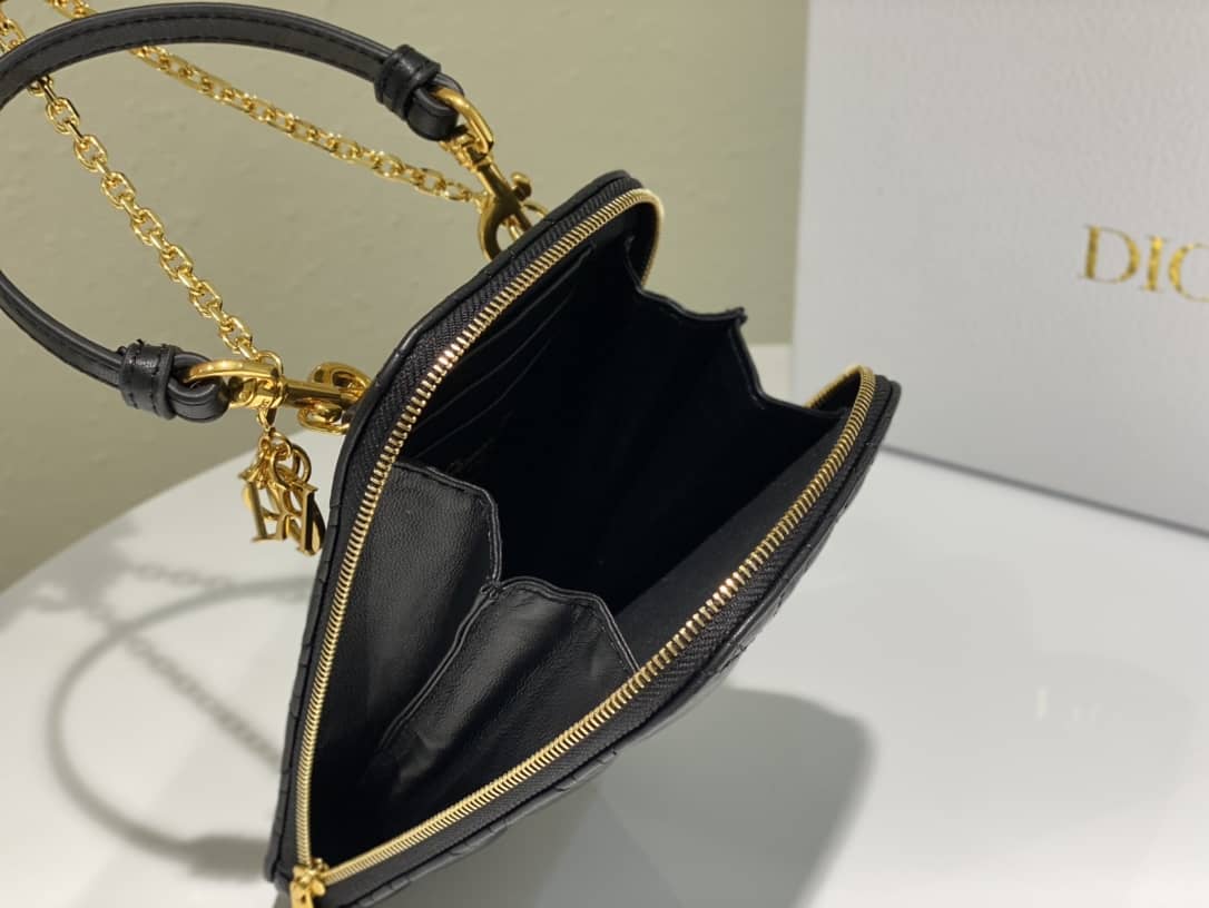 Lady Dior Dupe Lambskin 18CM Phone Holder