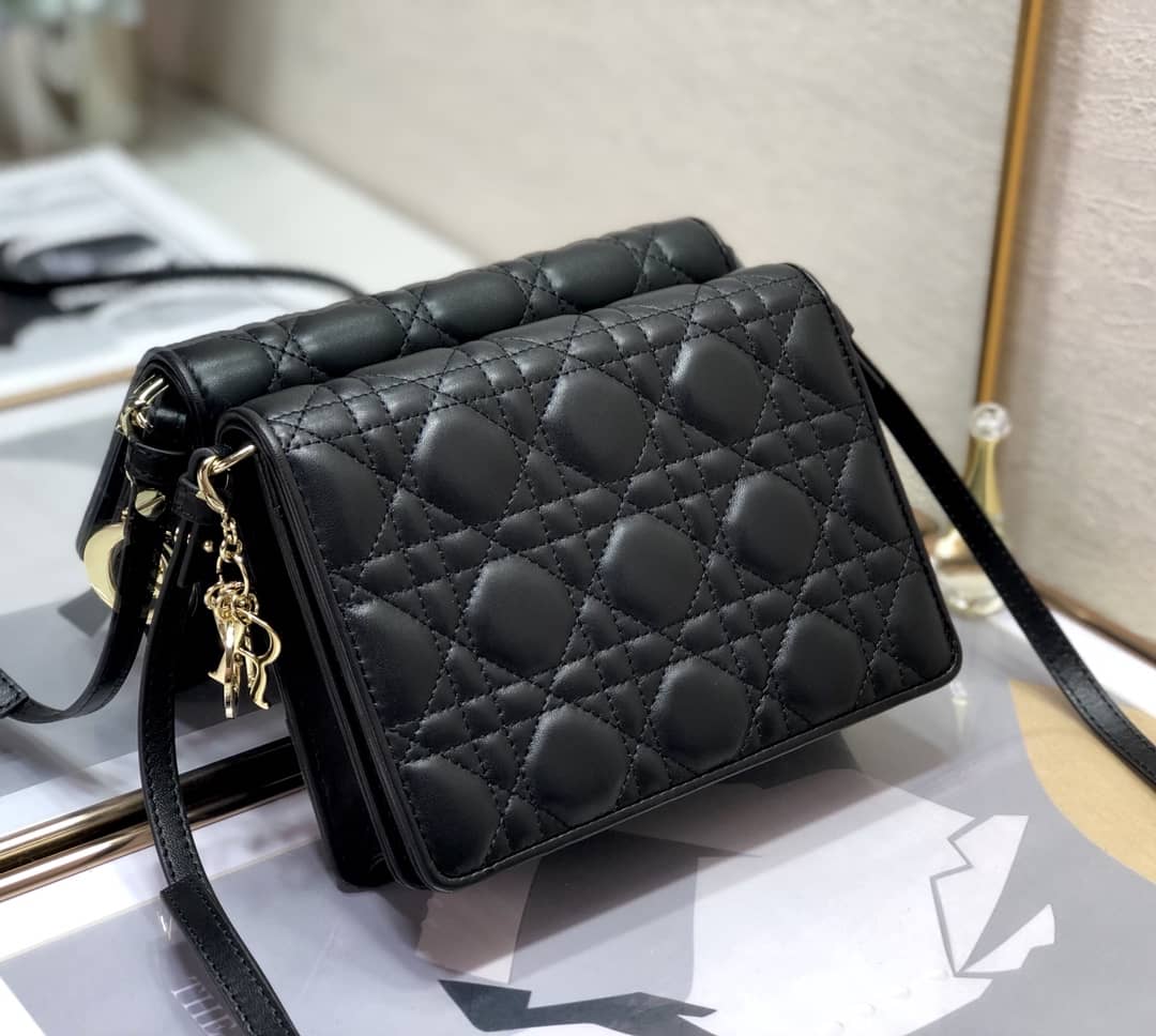 Lady Dior Dupe Cannage Calfskin Pouch