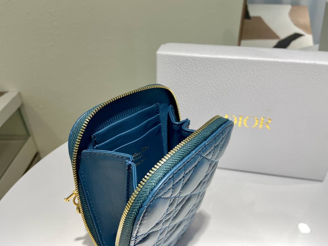 Lady Dior Dupe Lambskin 18CM Phone Holder