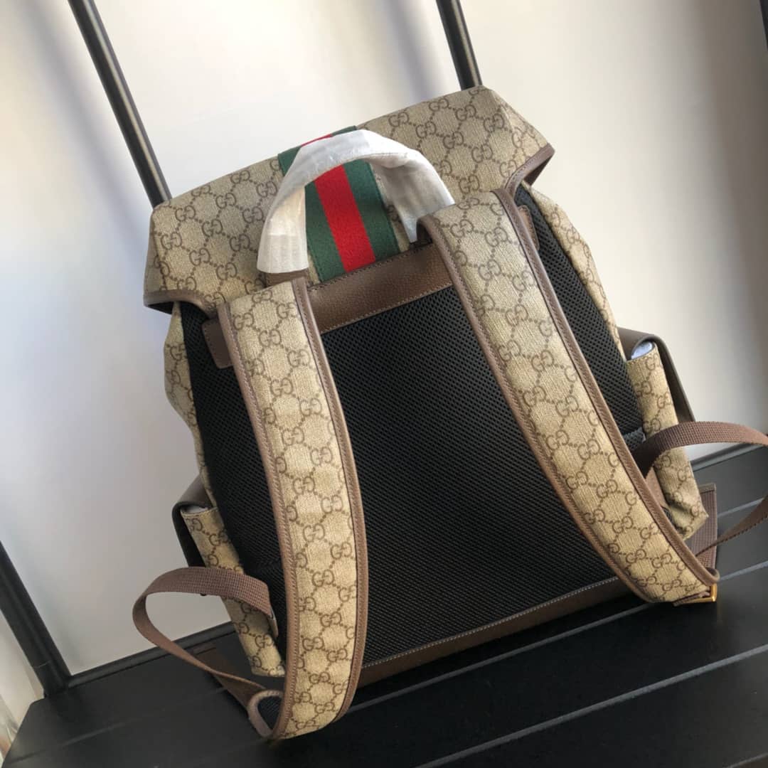 Gucci Ophidia GG Medium Supreme Canvas Replica Backpack 598140