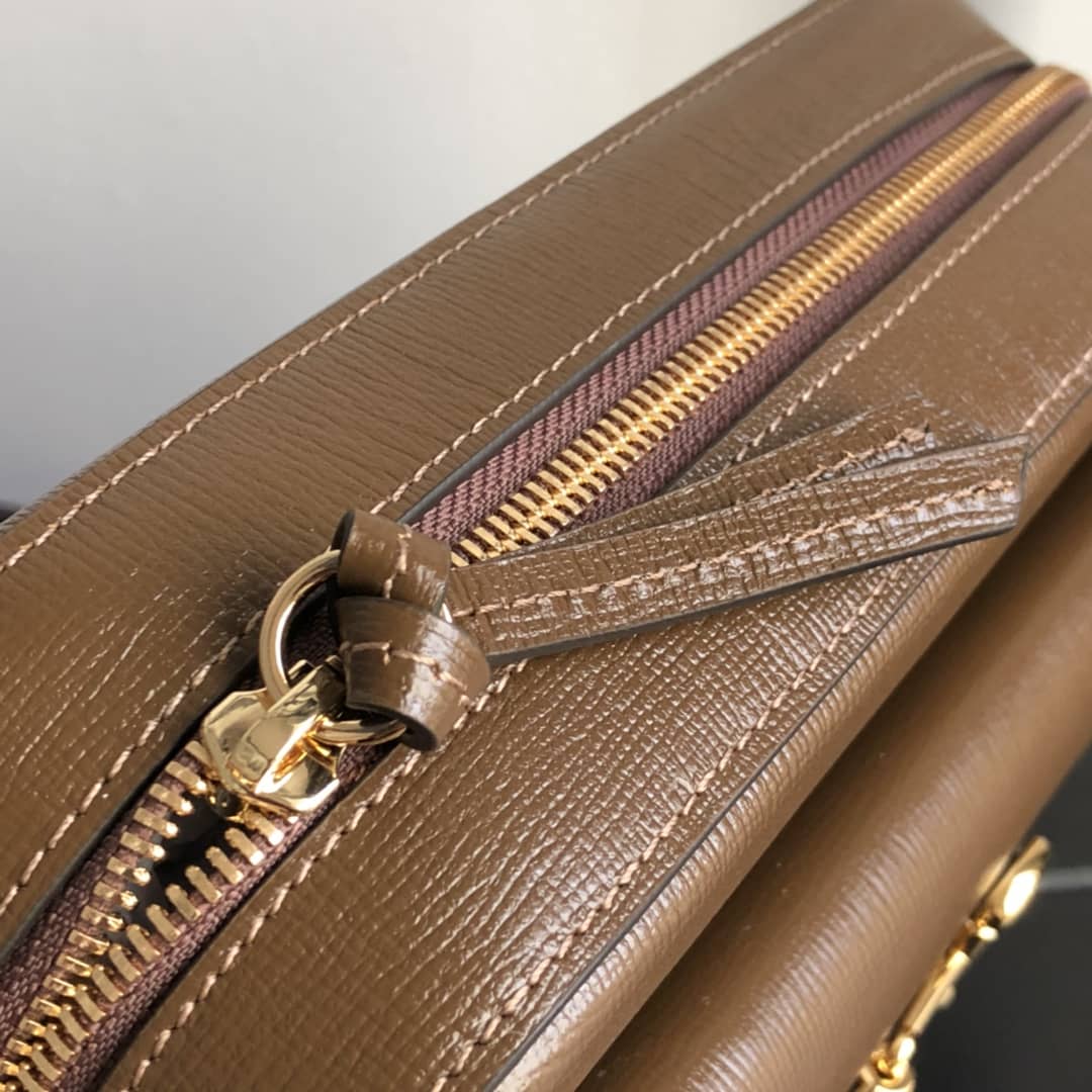 Gucci Horsebit 1955 GG Crossbody Bag Replica Brown 645454