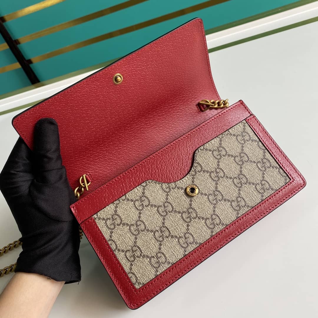 Gucci Queen Margaret GG Shoulder Bag Mini Chain Wallet Replica 476079