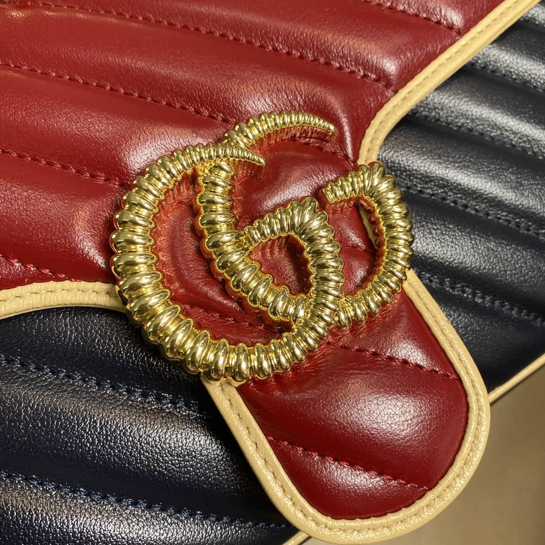 Gucci Marmont GG Small matelassé Shoulder Bag Replica 443497