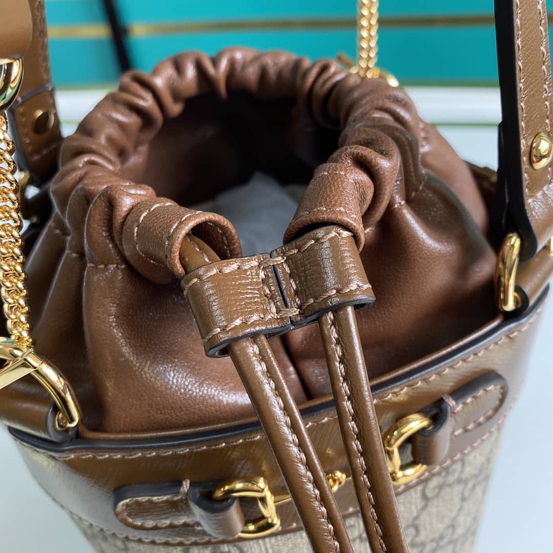 Gucci Horsebit 1955 Small Bucket Bag Replica 637115