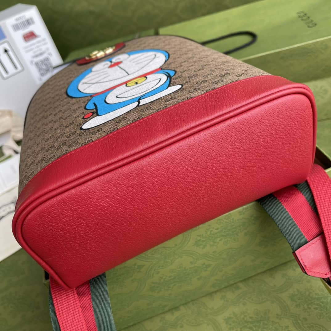 Gucci Doraemon x Gucci Small GG Canvas Backpack Replica 647816