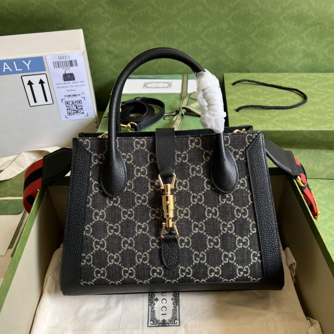 Gucci GG Jackie 1961 Denim Replica Tote Bag 685129