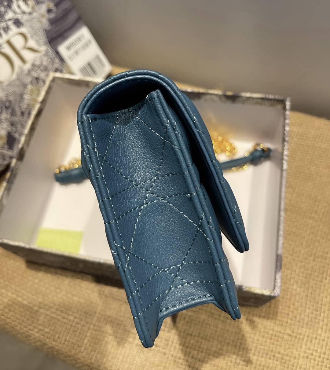 Christian Dior Caro Chain Belt Replica Pouch