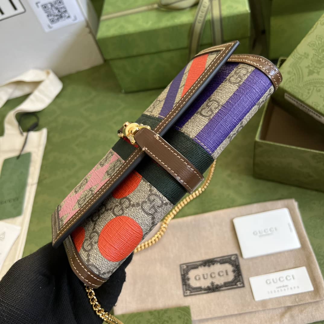 Gucci Jackie 1961 Shoulder Bag Chain Wallet Replica 652681