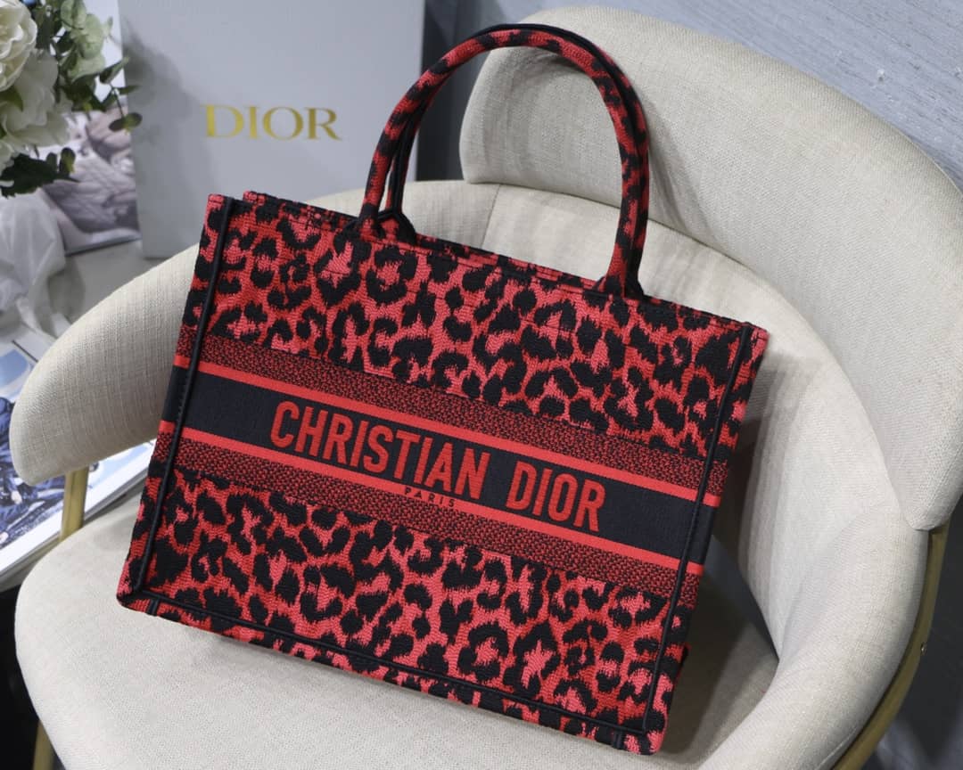 Christian Dior Tote Bag Dupe CD Book Embroidery