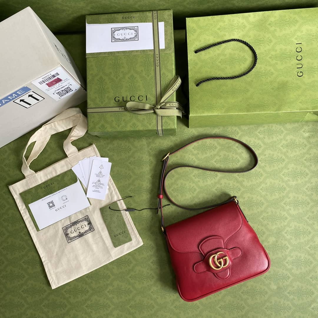 Gucci Double G Messenger Shoulder Bag Replica 648934