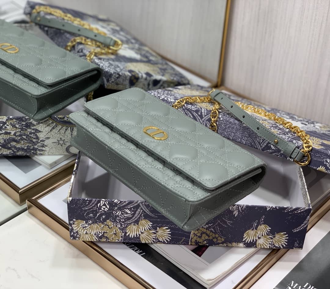 Christian Dior Caro Chain Belt Replica Pouch