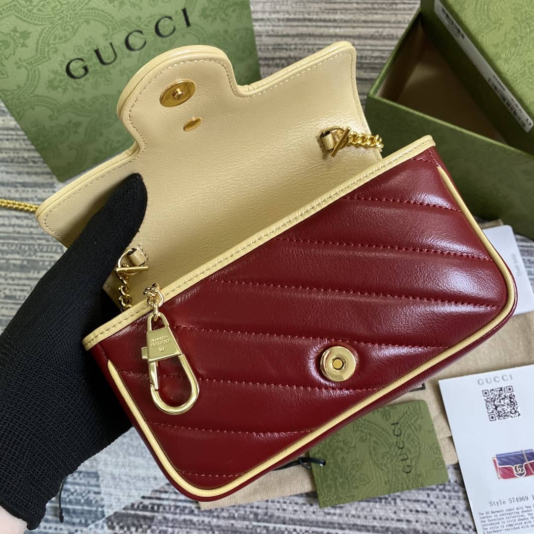 Gucci Marmont GG Mini Chain Shoulder Bag Replica 574969
