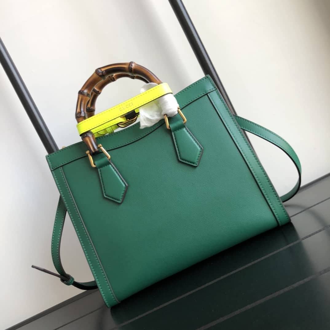 Gucci Diana Small Tote Replica Green 660195