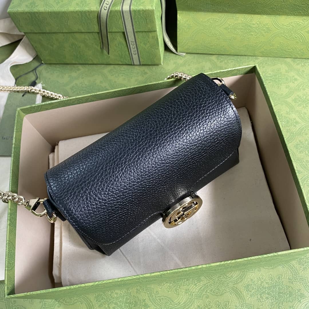Gucci Single Chain Messenger Shoulder Bag Replica 607720