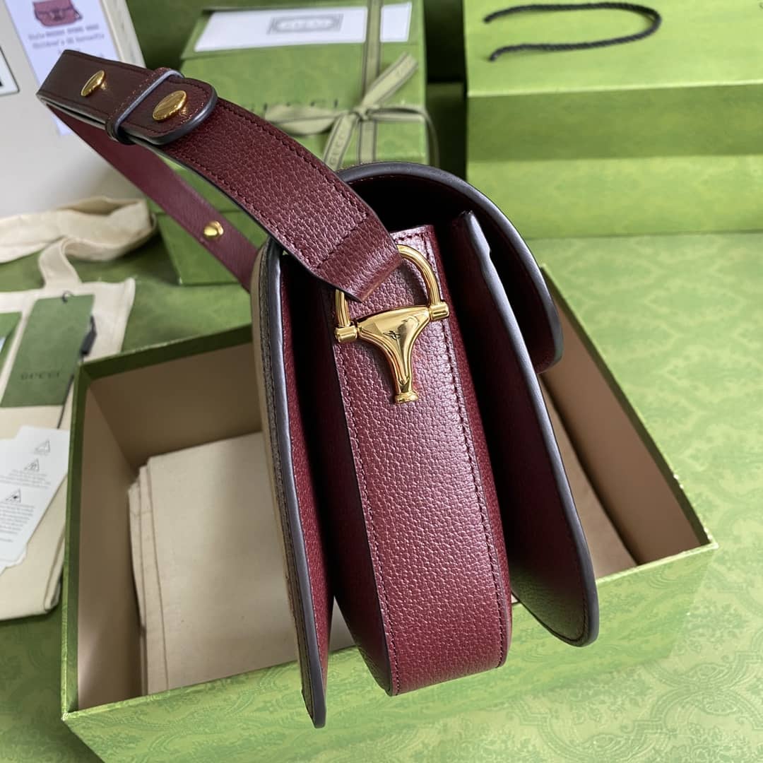Gucci 1955 Horsebit Supreme Shoulder Bag Replica 602204