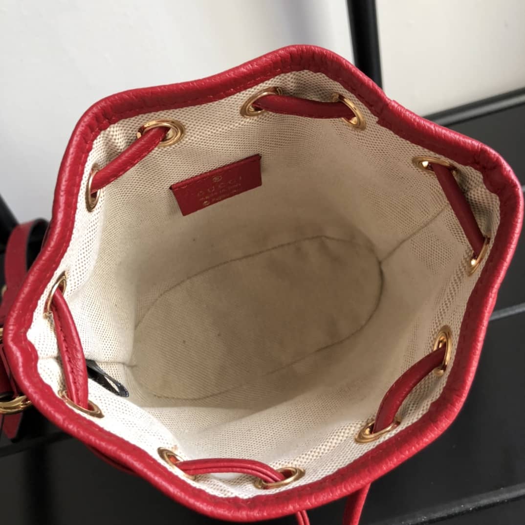 Gucci X Doraemon Mini Bucket Bag Replica 647801