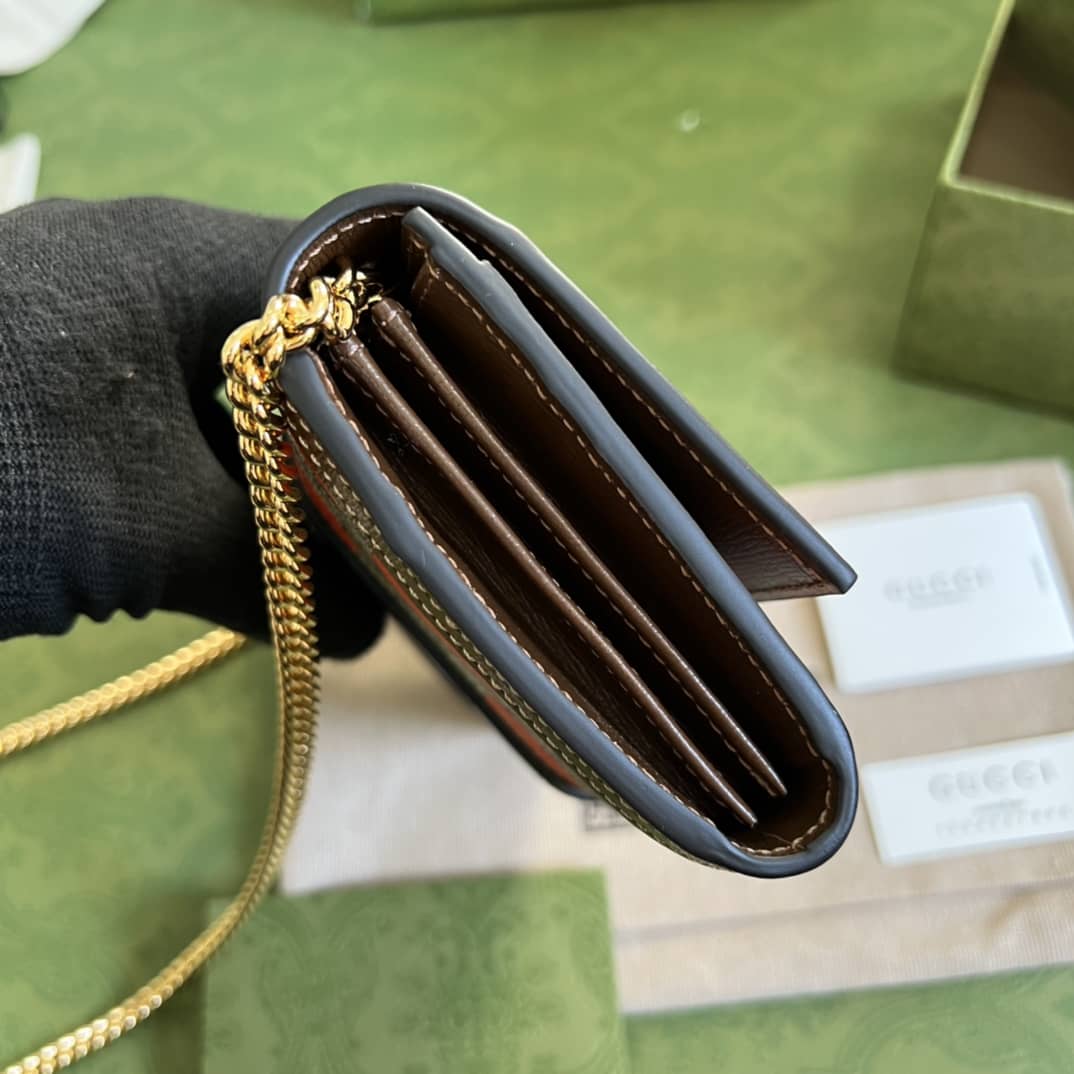 Gucci Jackie 1961 Shoulder Bag Chain Wallet Replica 652681