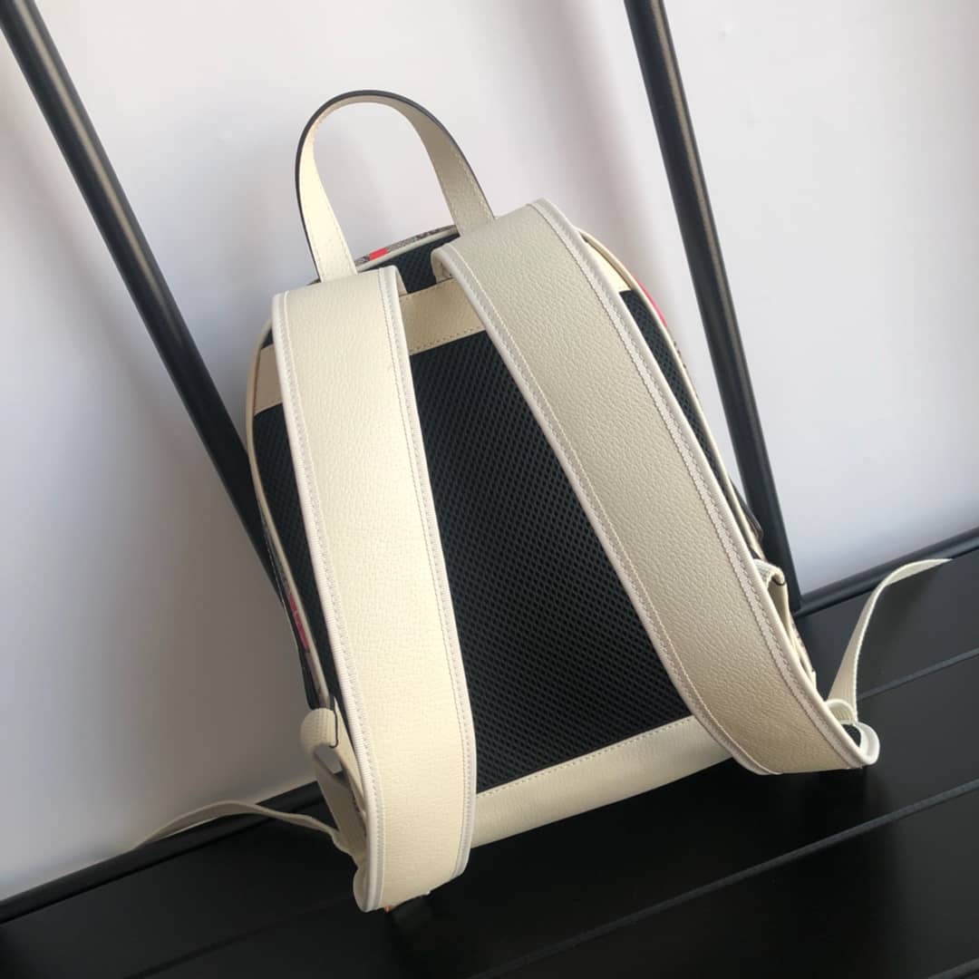 Gucci Ophidia Flora Small GG Supreme Canvas Replica Backpack Beige 547965