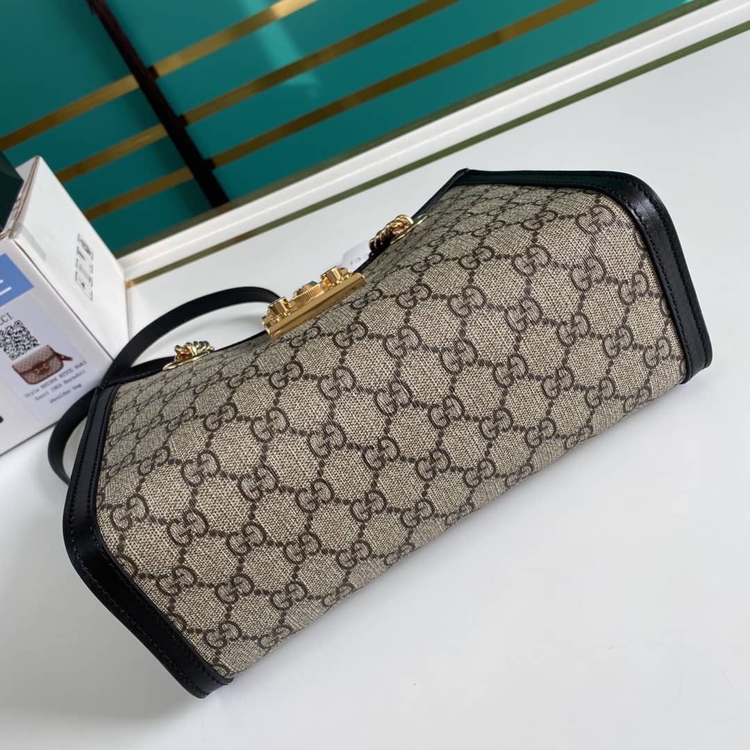 Gucci Padlock Small Berry Tote Replica 498156