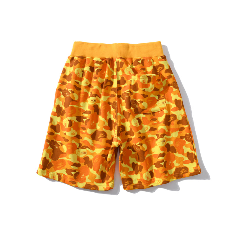 BAPE x PUBG Shorts Camo Yellow Pants HDCP8725
