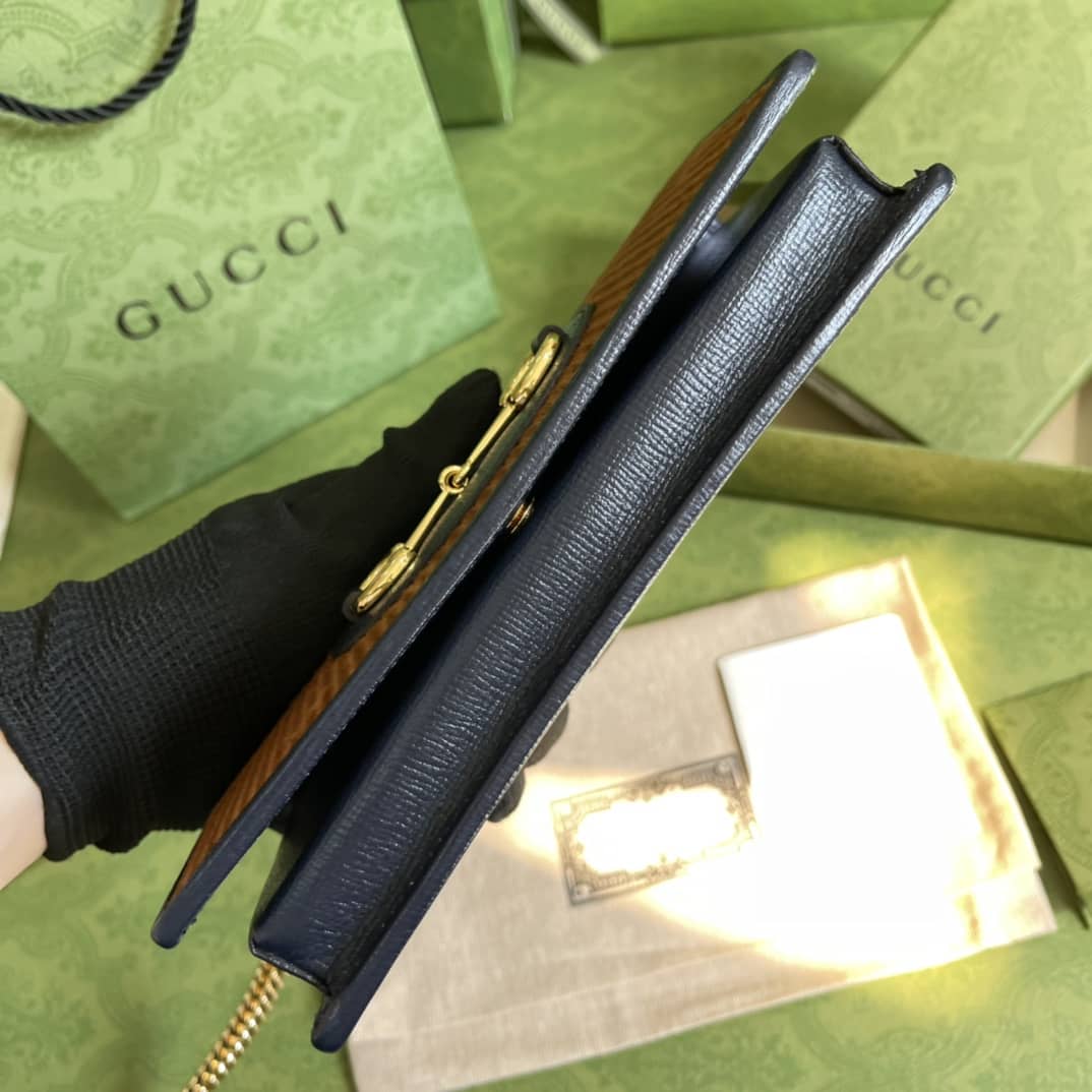 Gucci 1955 Horsebit Chain Wallet Replica 621892