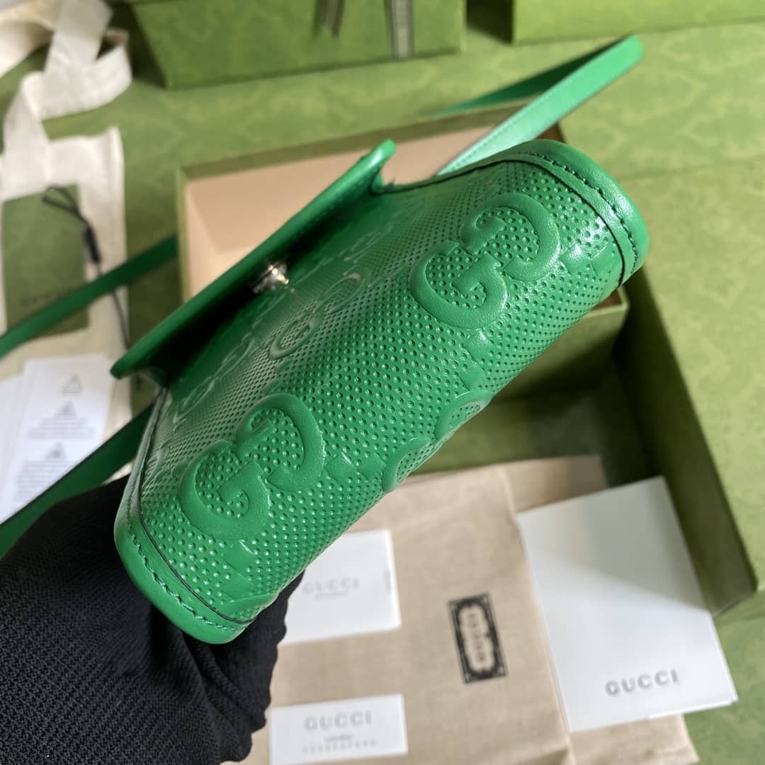 Gucci GG Embossed Mini Phone Bag Replica 625571