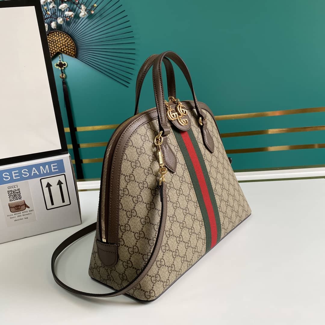 Gucci Ophidia GG Supreme Medium Top Handle Bag Replica 524533